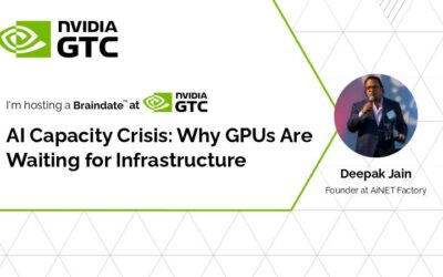 Deepak Jain, Founder of AiNET Factory and a developer of large-scale AI infrastructure platforms, to Host Two Sessions at NVIDIA GTC 2026