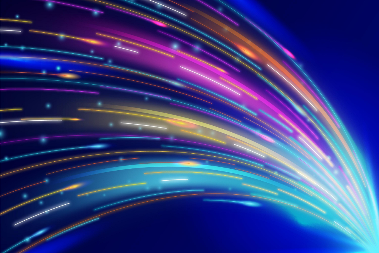 colorful fiber optic vectors | Fiber Optic Internet